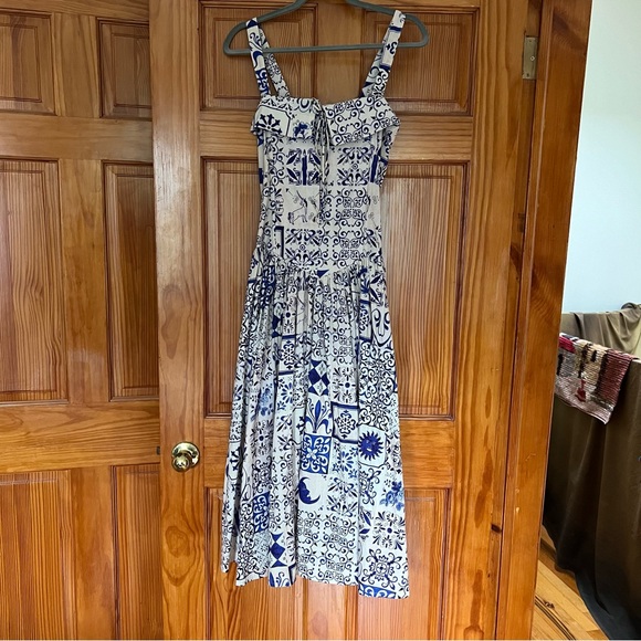 Samantha Pleet Shield Dress Moon Tile Size 6 NWT - Picture 2 of 9